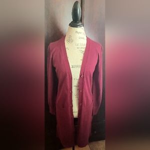 Cielo Lovely Burgundy Cardigan